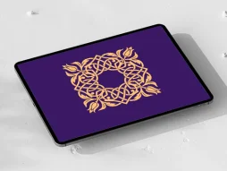 وکتور نقوش سنتی رنگی موتیف