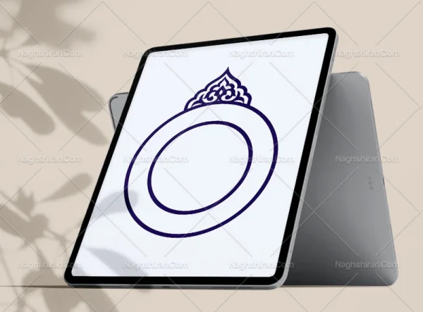 کادر ساده سنتی رنگی