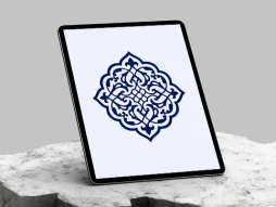 نشان طرح ترنج نقوش اسلیمی