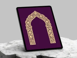 حاشیه محراب طرح نقوش سنتی