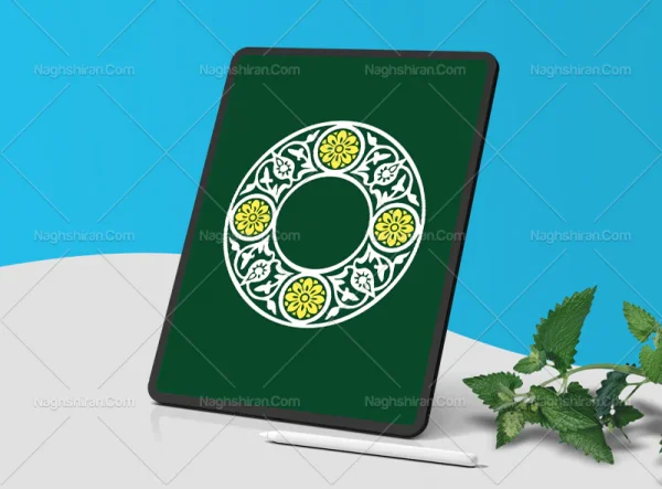 وکتور حاشیه سفید سنتی