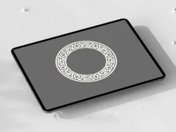 وکتور حاشیه سفید رنگ سنتی