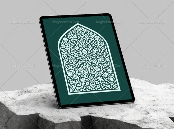 وکتور محراب نقش و نگار سنتی