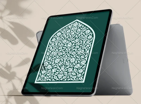 وکتور محراب نقش و نگار سنتی