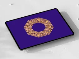 طرح حاشیه نقوش سنتی رنگی
