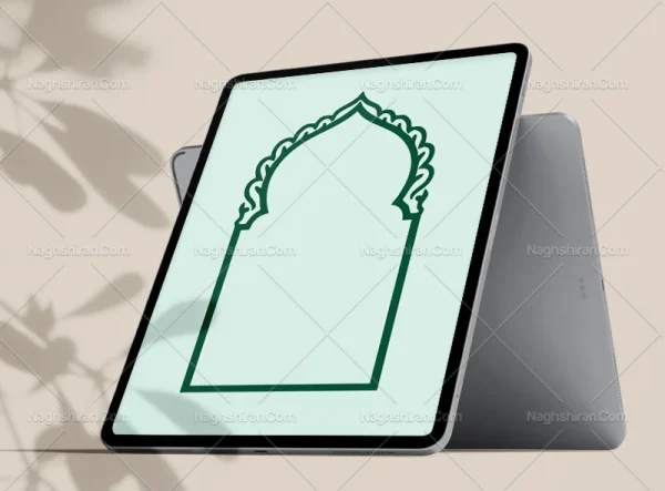 کادر طرح محراب سبز