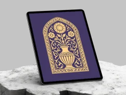 محراب طرح گل و گلدان سنتی