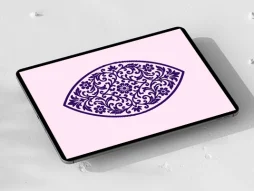 نشان بنفش نقوش سنتی