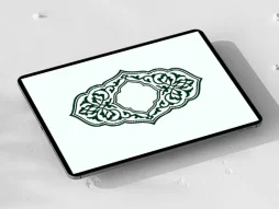 حاشیه نقوش رنگی تذهیب