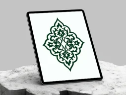 نقوش سبز ساده سنتی