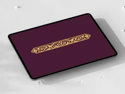 طرح قلمدان باریک نقوش سنتی