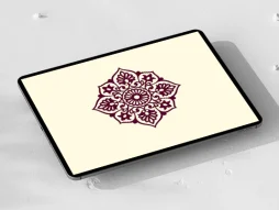 نشان ساده قهوه ای سنتی