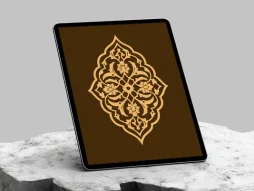 نقش و نگار تذهیب طرح ترنج