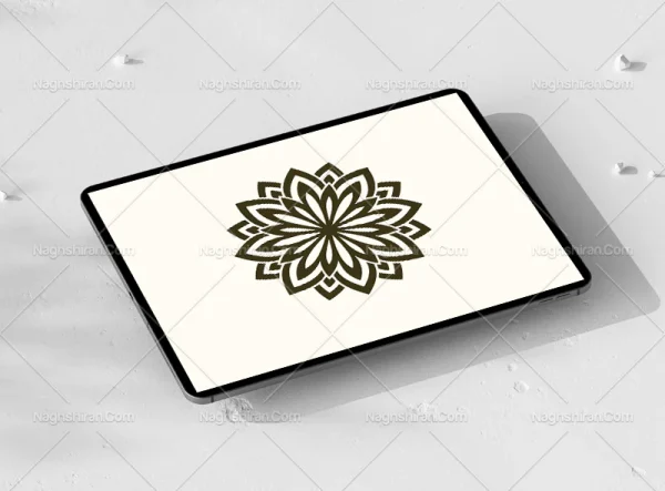 المان ساده رنگی طرح سنتی