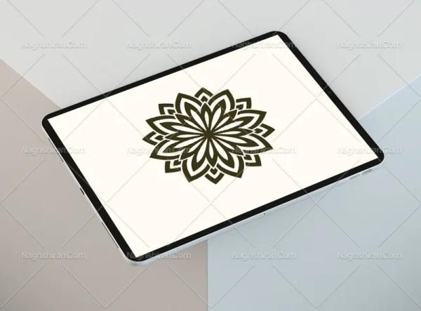 المان ساده رنگی طرح سنتی