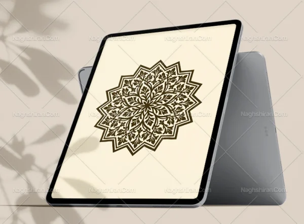 نشان طرح شمسه نقوش سنتی