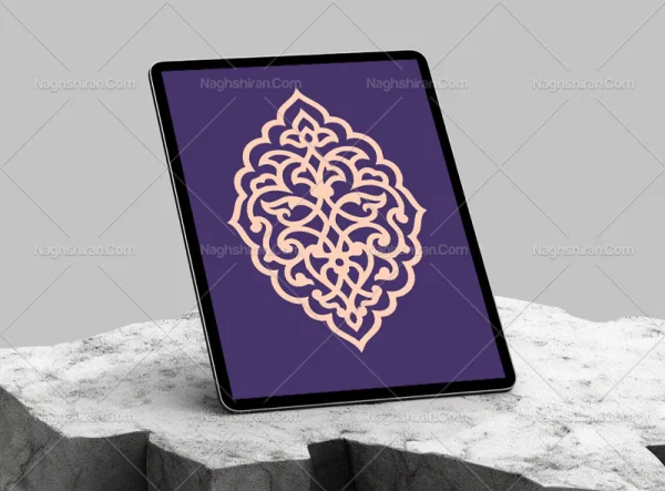 طرح ترنج نقوش سنتی