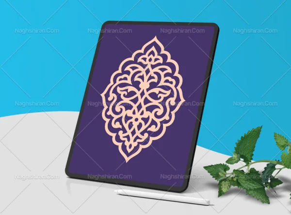 طرح ترنج نقوش سنتی
