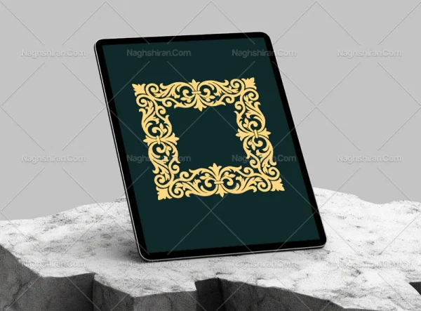 حاشیه طرح نقوش منبت کاری