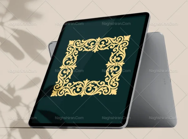 حاشیه طرح نقوش منبت کاری