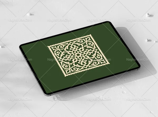 موتیف مربع نقوش سنتی