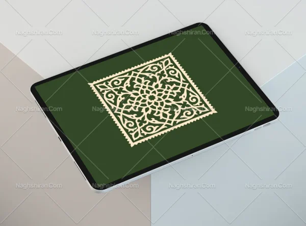موتیف مربع نقوش سنتی