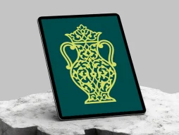 المان نقوش گلدان سنتی