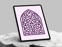 المان نقوش سنتی توخالی طرح محراب