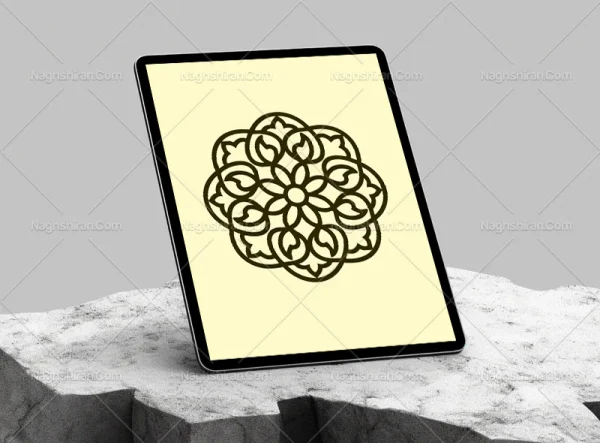 المان نقوش توخالی طرح نشان