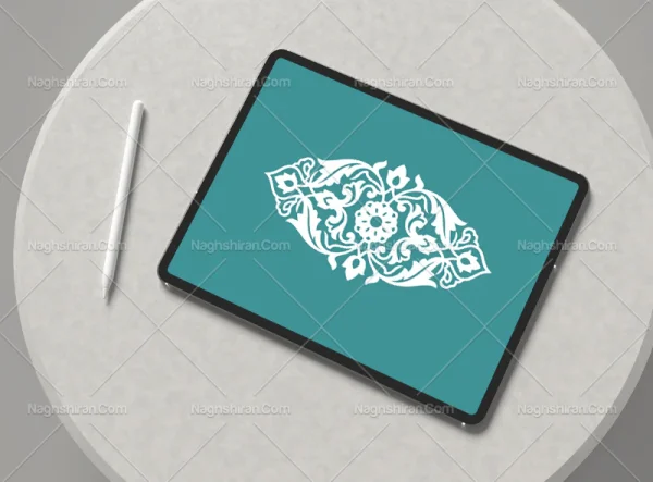 المان نقوش سفید سنتی