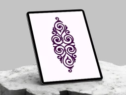 المان نقوش سنتی طرح نشان