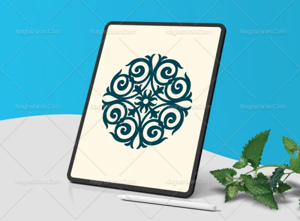 المان دایره نقوش سنتی