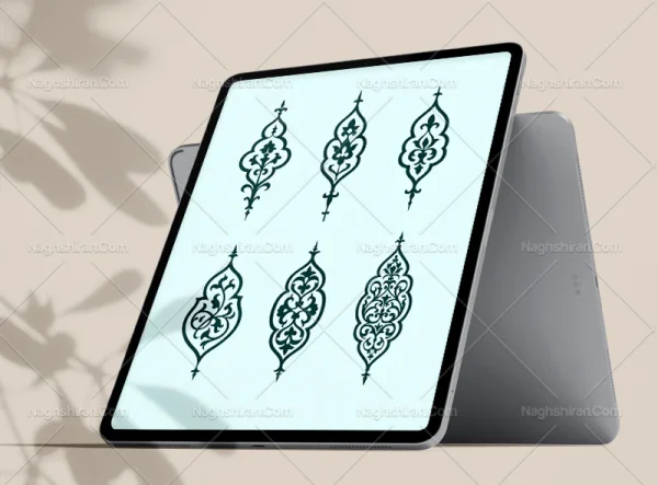 المان های 6 عددی نقوش سنتی