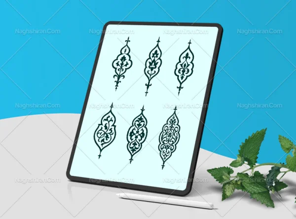 المان های 6 عددی نقوش سنتی