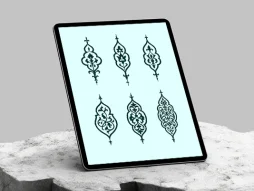 المان های 6 عددی نقوش سنتی