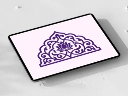 طرح نیم ترنج المان سنتی