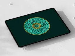 نشان اسلیمی فیروزه ای