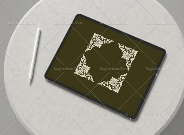 طرح لچک نقوش سنتی