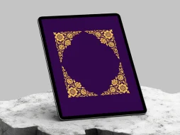 طرح لچک گل و برگ سنتی