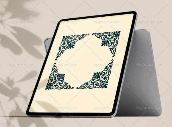 نقوش سنتی طرح لچک