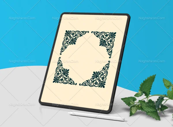 نقوش سنتی طرح لچک