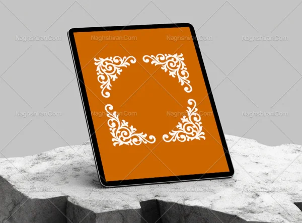 طرح لچک المان سنتی رنگی