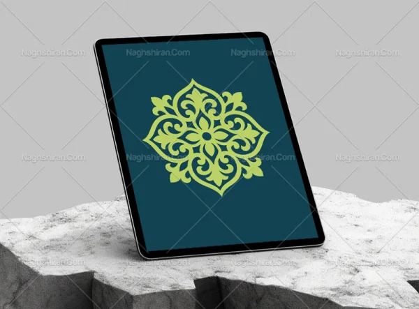 طرح نشان سبز سنتی ساده