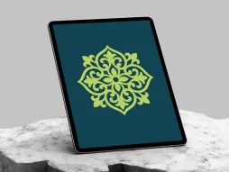 طرح نشان سبز سنتی ساده