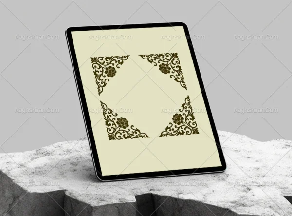نقوش و المان سنتی طرح لچک