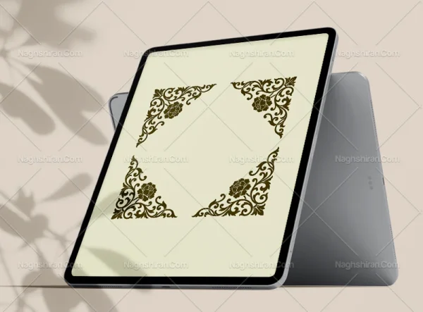 نقوش و المان سنتی طرح لچک