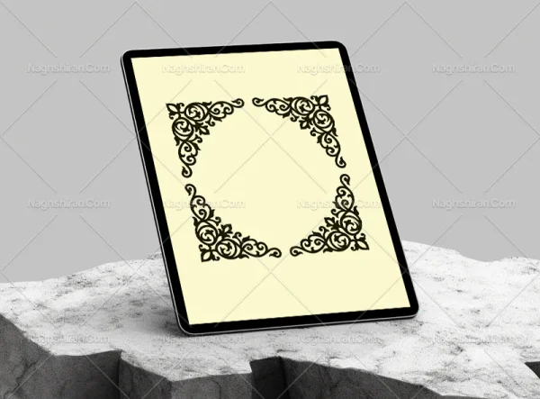 لچک حاشیه طرح سنتی