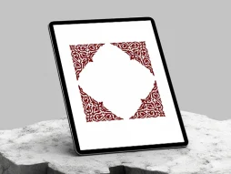نقوش زرشکی طرح لچک سنتی