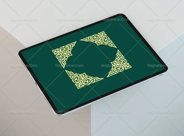 نقش و نگار طرح لچک سنتی