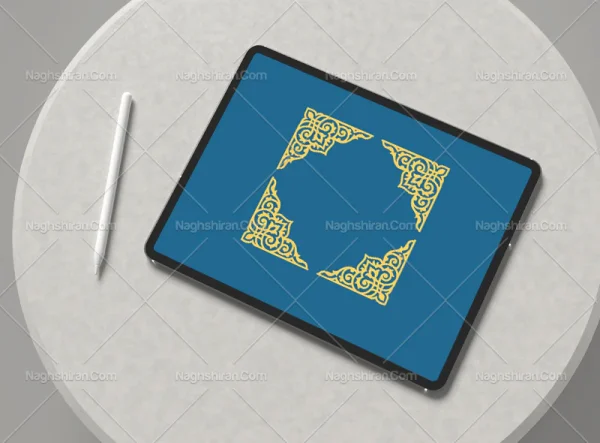 نقش و نگار طرح لچک